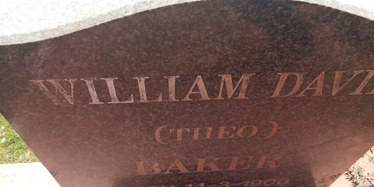 BAKER William David 1906-1996