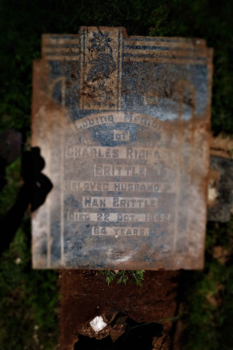 BRITTLE Charles Richard -1842 &amp; Nan -1955