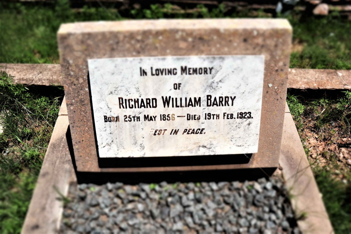 BARRY Richard William 1856-1923