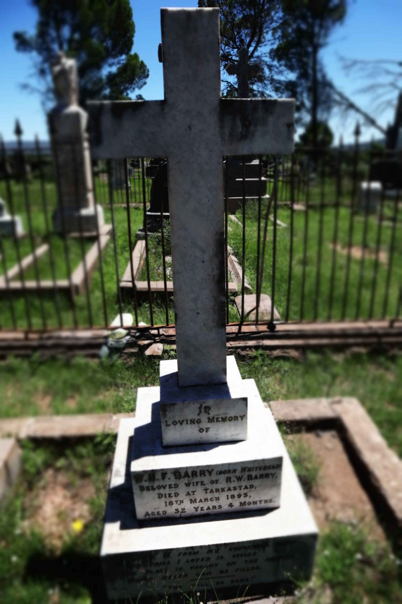 BARRY W.H.F. nee WHITE? -1893