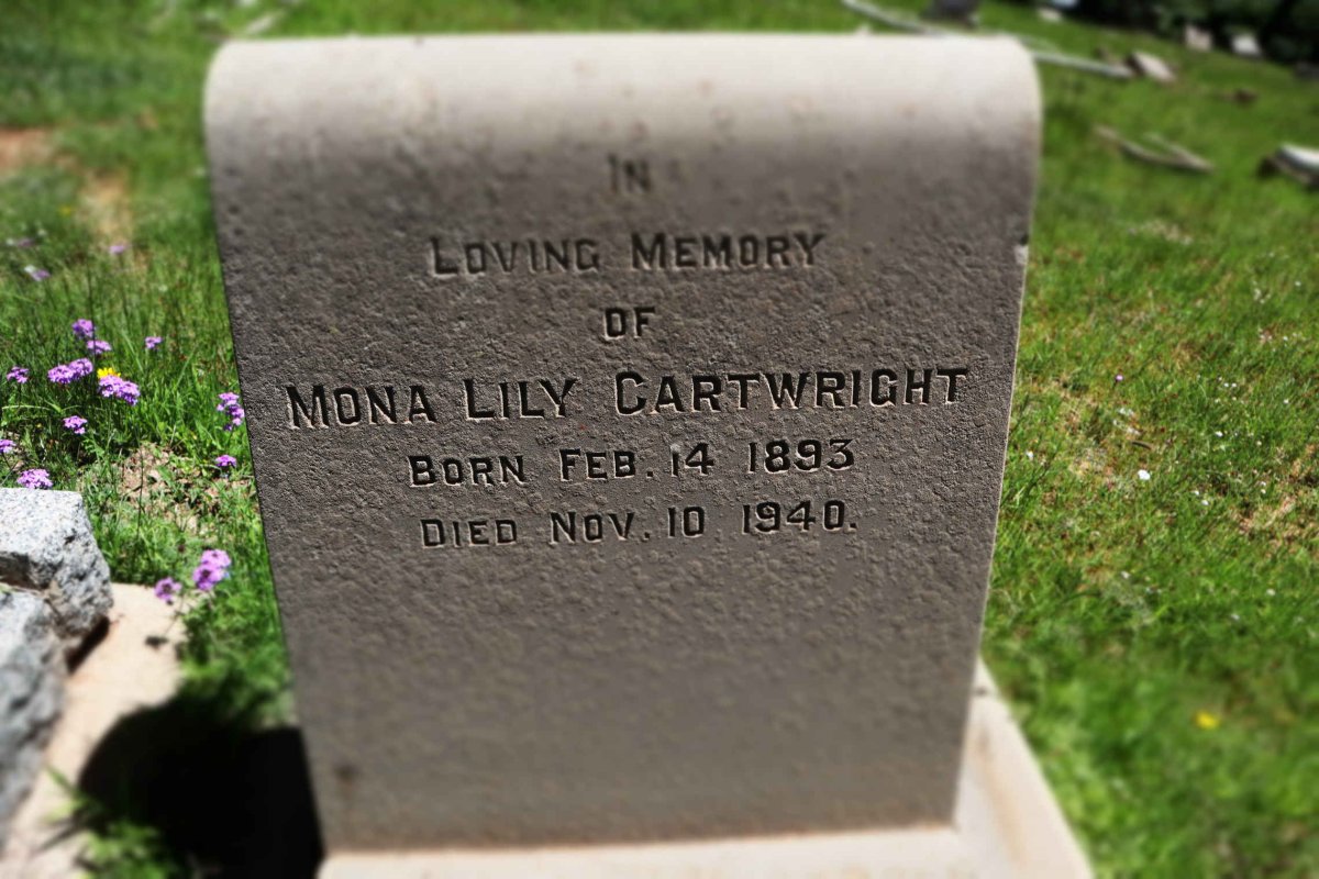CARTWRIGHT Mona Lily 1893-1940