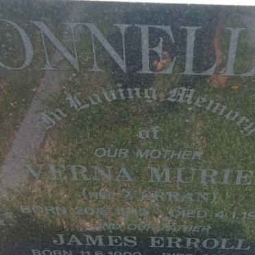 CONNELLAN James Erroll 1909-2005 &amp; Verna Muriel VERRAN 1912-1992