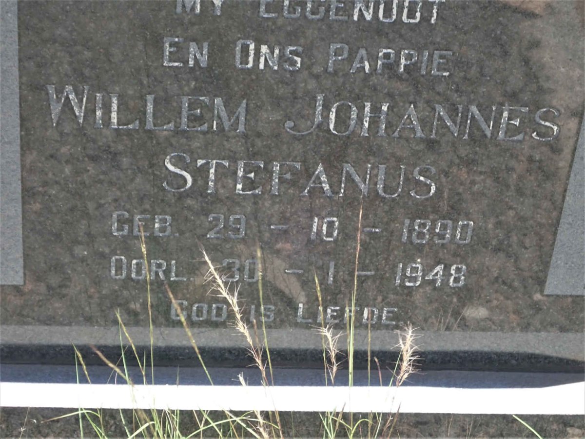 DYK Willem Johannes Stefanus, van 1890-1948 &amp; Johanna Jacoba BOTHA 1894-1978
