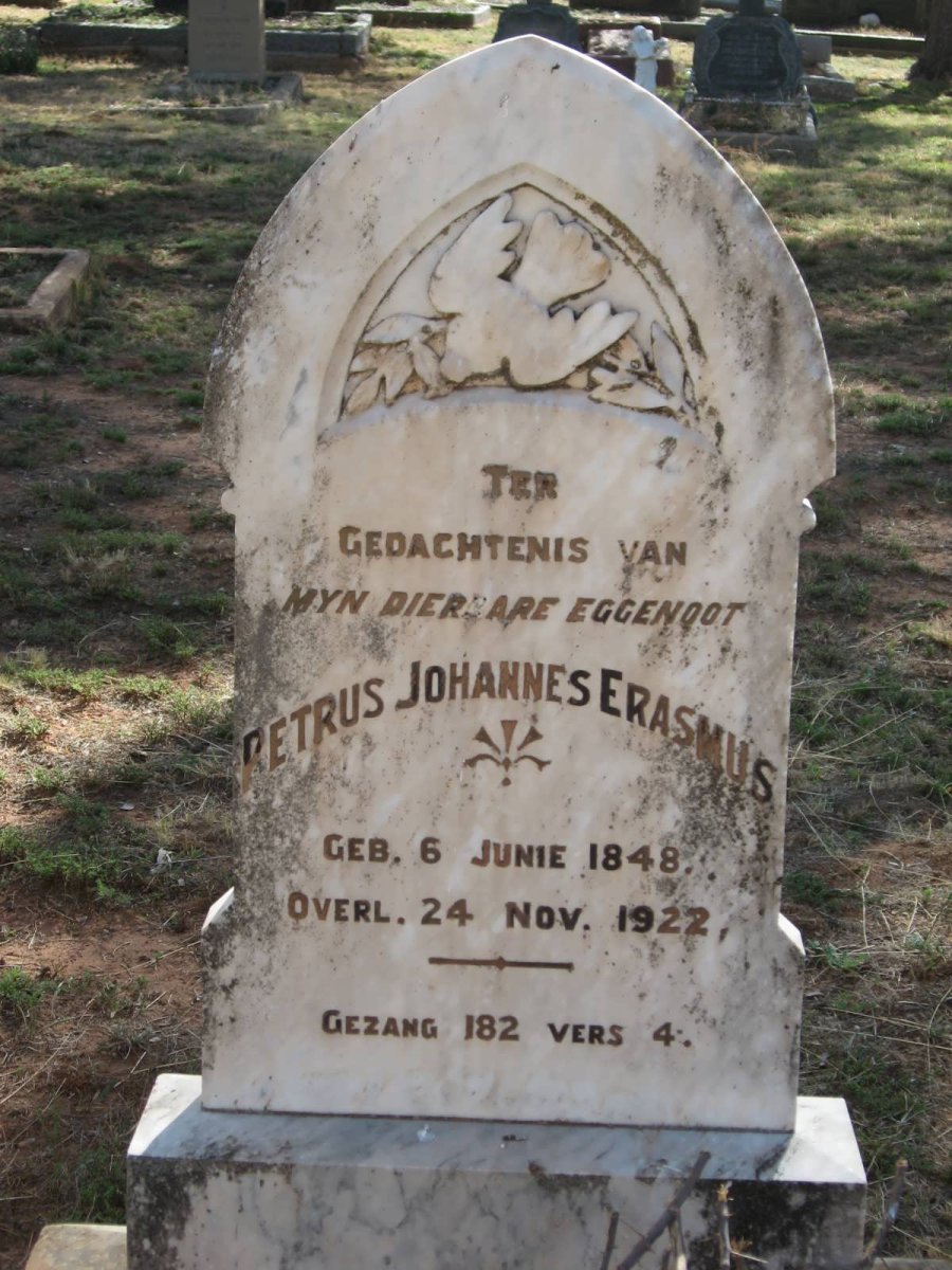 ERASMUS Petrus Johannes 1848-1922