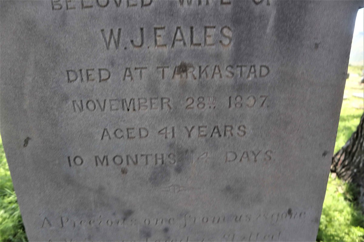 EALES William James 1859-1931 &amp; ?eth Charolette -1897