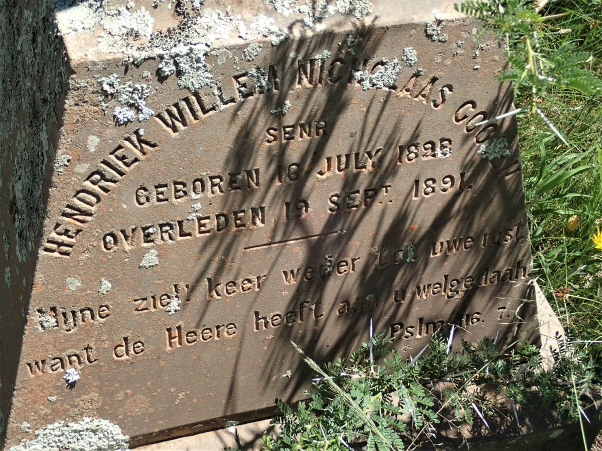 GOOSEN Hendriek Willem Nicholaas 1828-1891