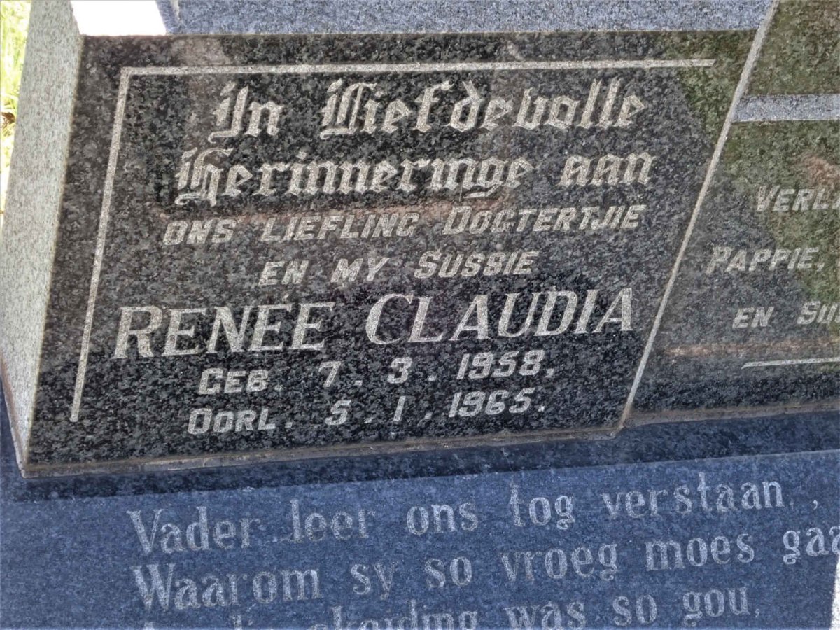 GOOSEN Renee Claudia 1958-1965