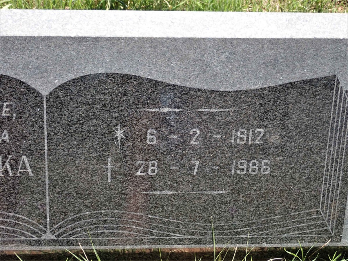 GOOSEN Susara Frederika nee OELOFSE 1912-1986