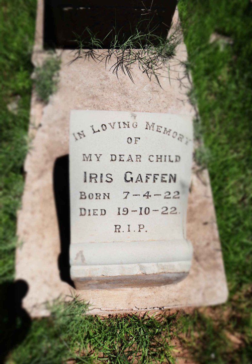 GAFFEN Iris 1922-1922
