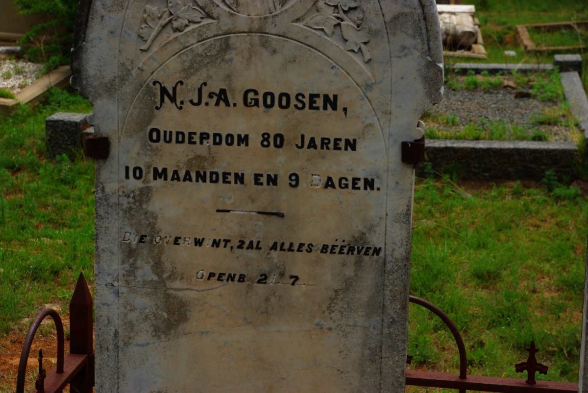 GOOSEN N.J.A.