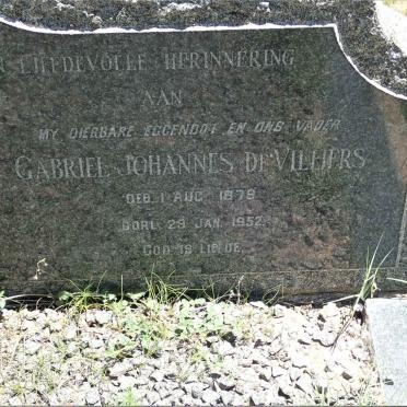 GOOSEN Gabriel Johannes de Villiers 1878-1952 &amp; Magdalena Sophia SERFONTEIN 1884-1971