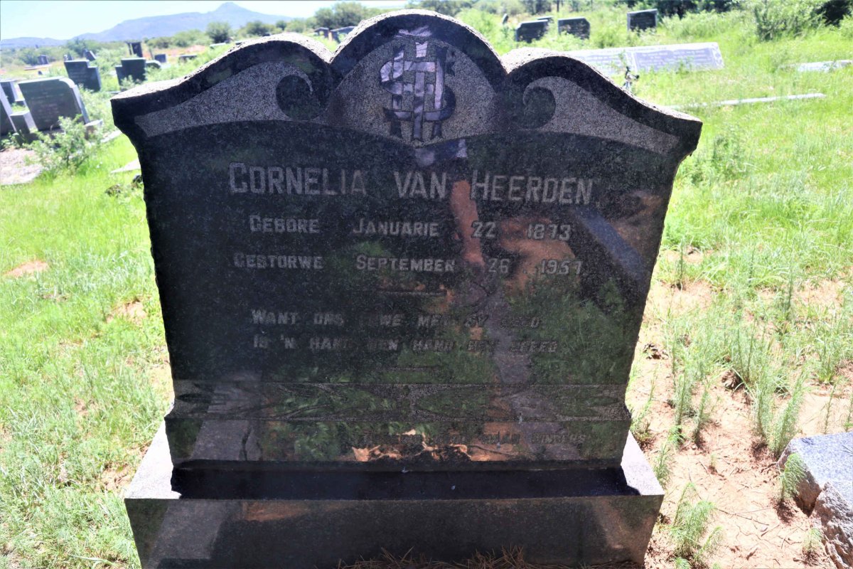 HEERDEN Cornelia, van 1873-1957