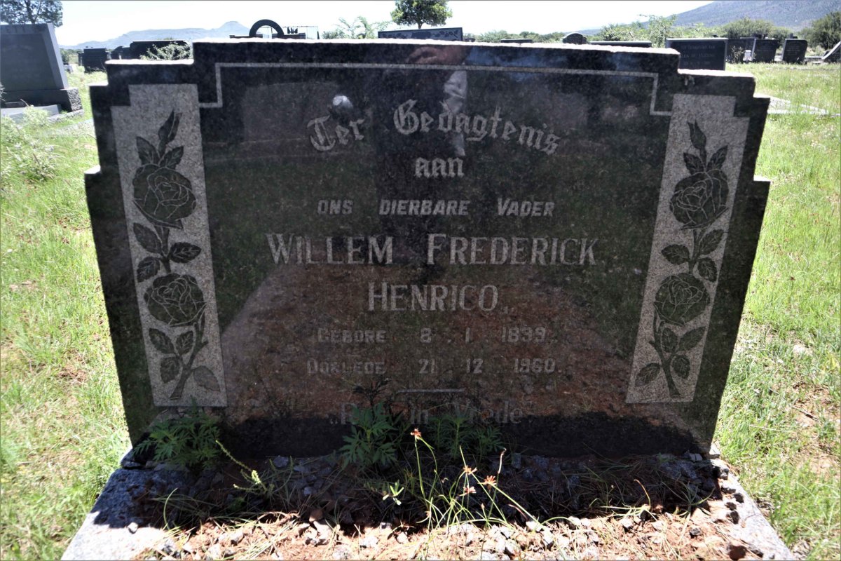 HENRICO Willem Frederick 1899-1960