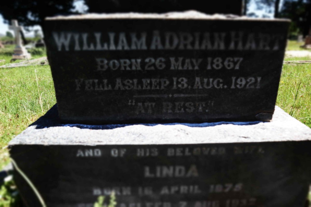 HART William Adrian 1867-1921 &amp; Linda 1875-1932