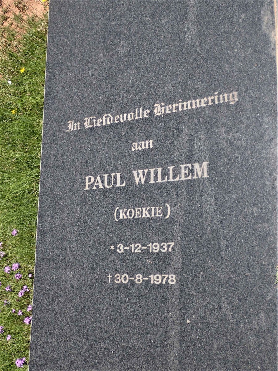 HEERDEN Paul Willem, van 1937-1978 :: RANDT Sophia Johanna, du 1941-2003