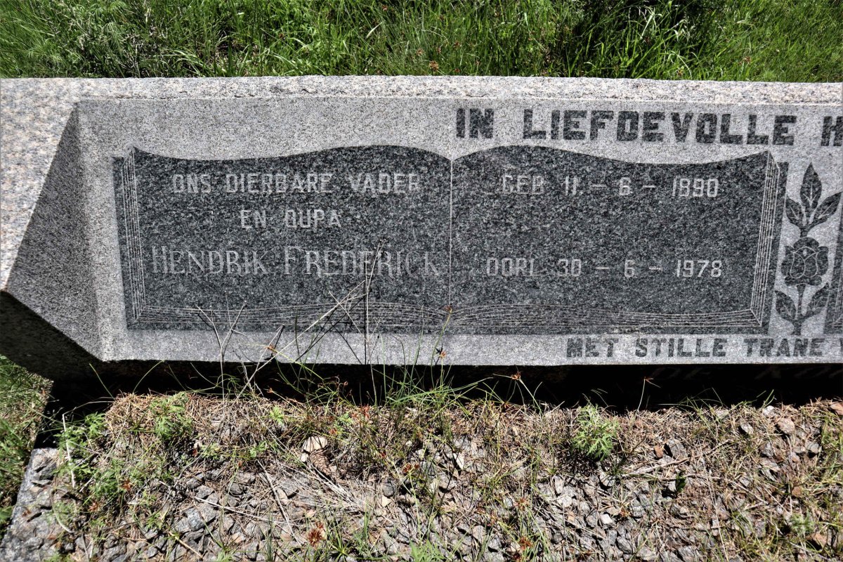 KOCK Hendrik Frederick, de 1890-1978 &amp; Johanna Francina DE WET 1892-1962