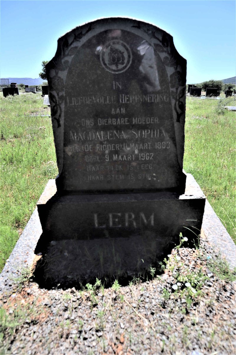 LERM Magdalena Sophia nee DE RIDDER 1883-1962
