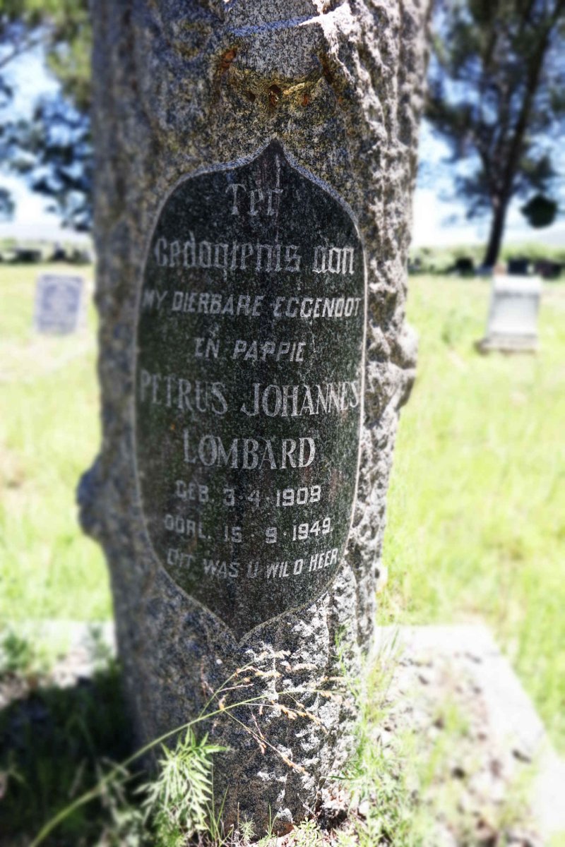 LOMBARD Petrus Johannes 1909-1949