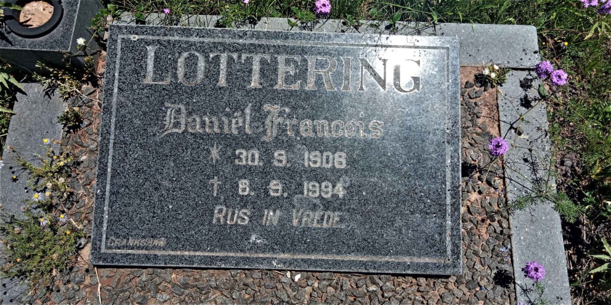 LOTTERING Daniel Francois 1908-1994
