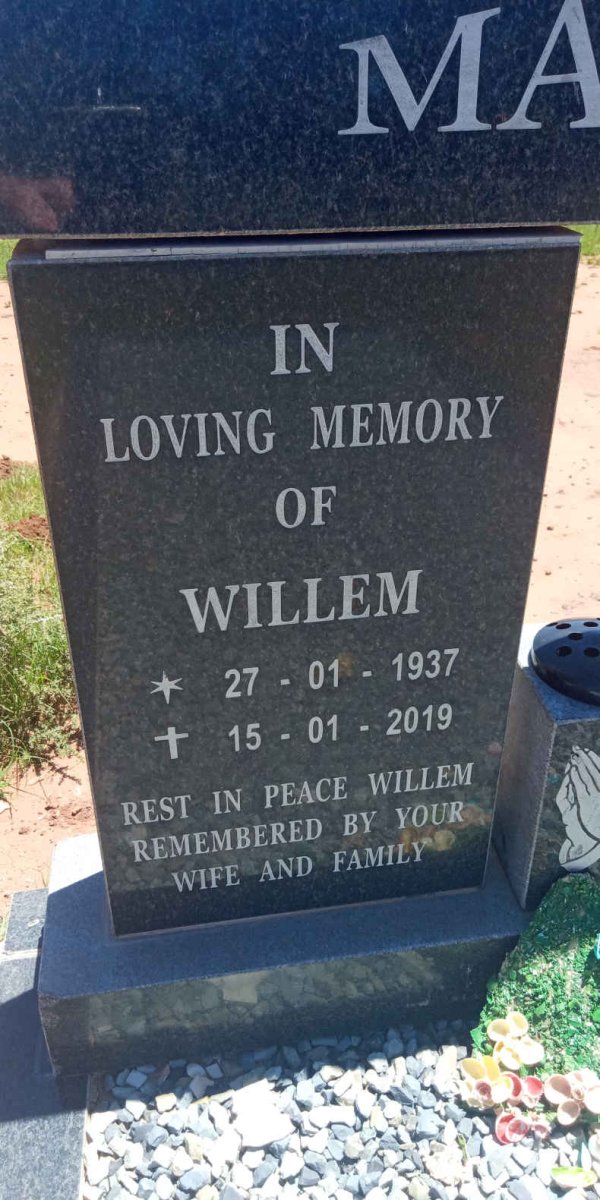 MA?  Willem 1937-2019