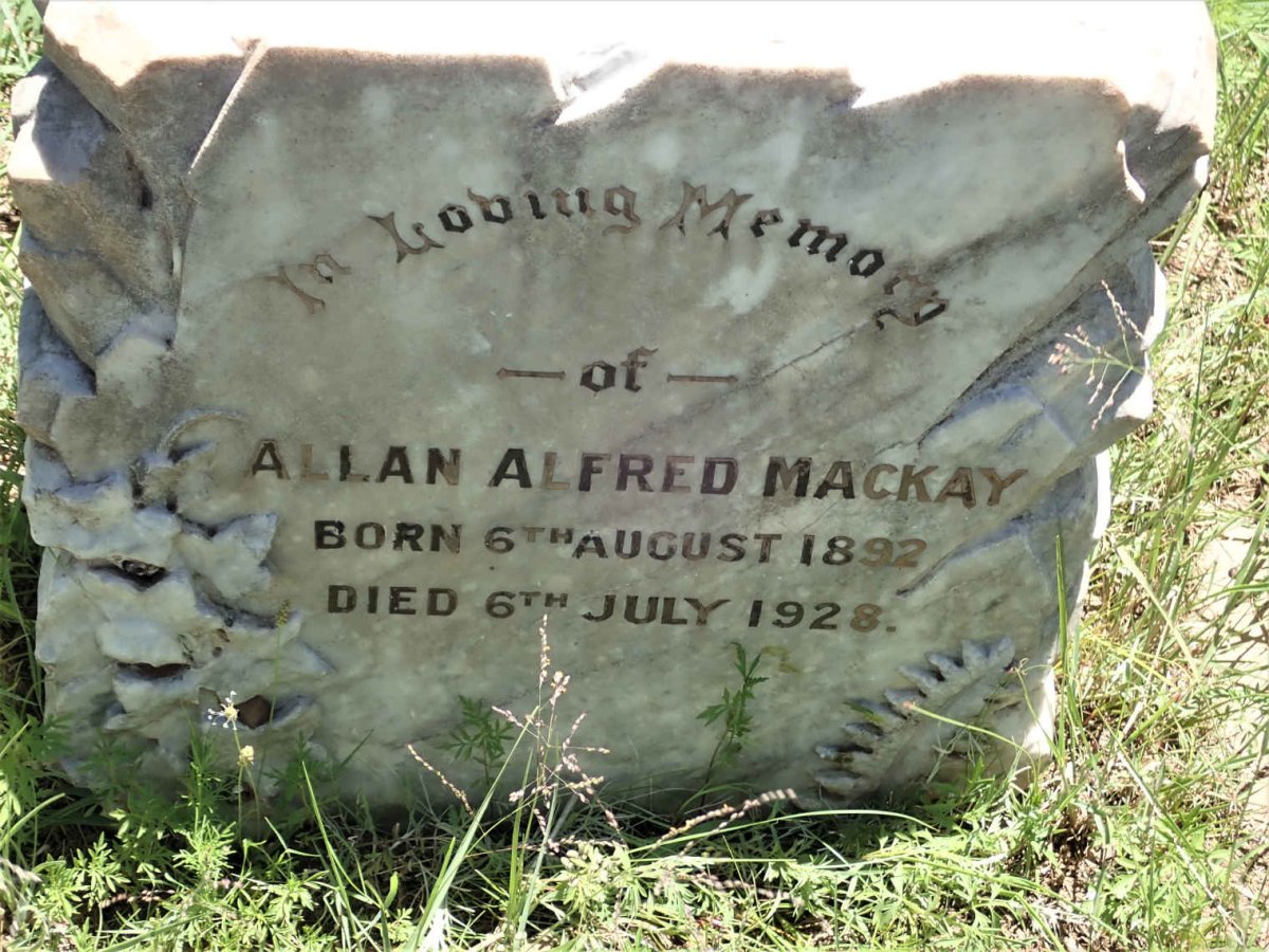 MACKAY Allan Alfred 1892-1928
