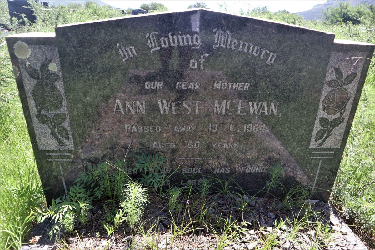 MCEWAN Ann West -1964