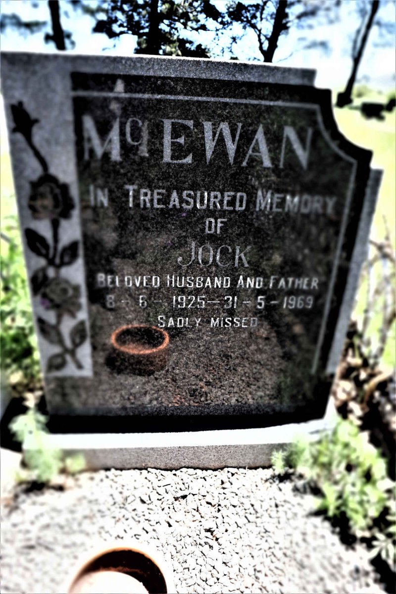 MCEWAN Jock 1925-1969