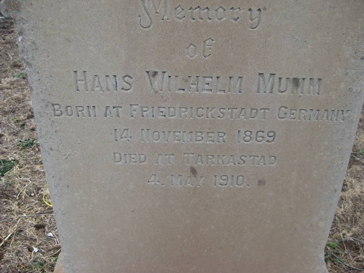 MUMM Hans Wilhelm 1869-1910