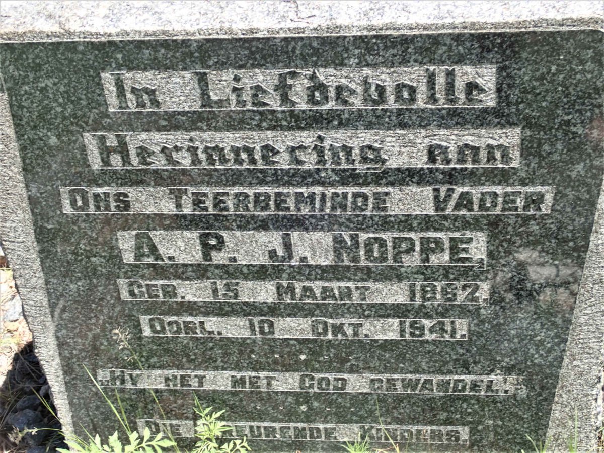 NOPPE A.P.J. 1862-1941