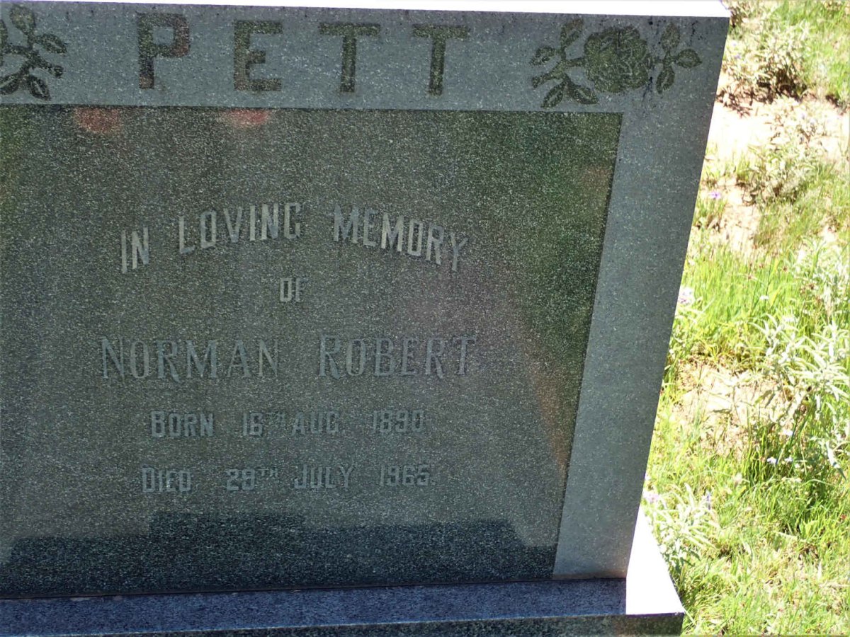 PETT Norman Robert 1890-1965