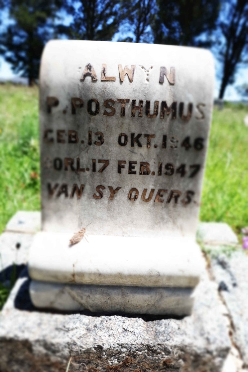 POSTHUMUS Alwyn P. 1946-1947