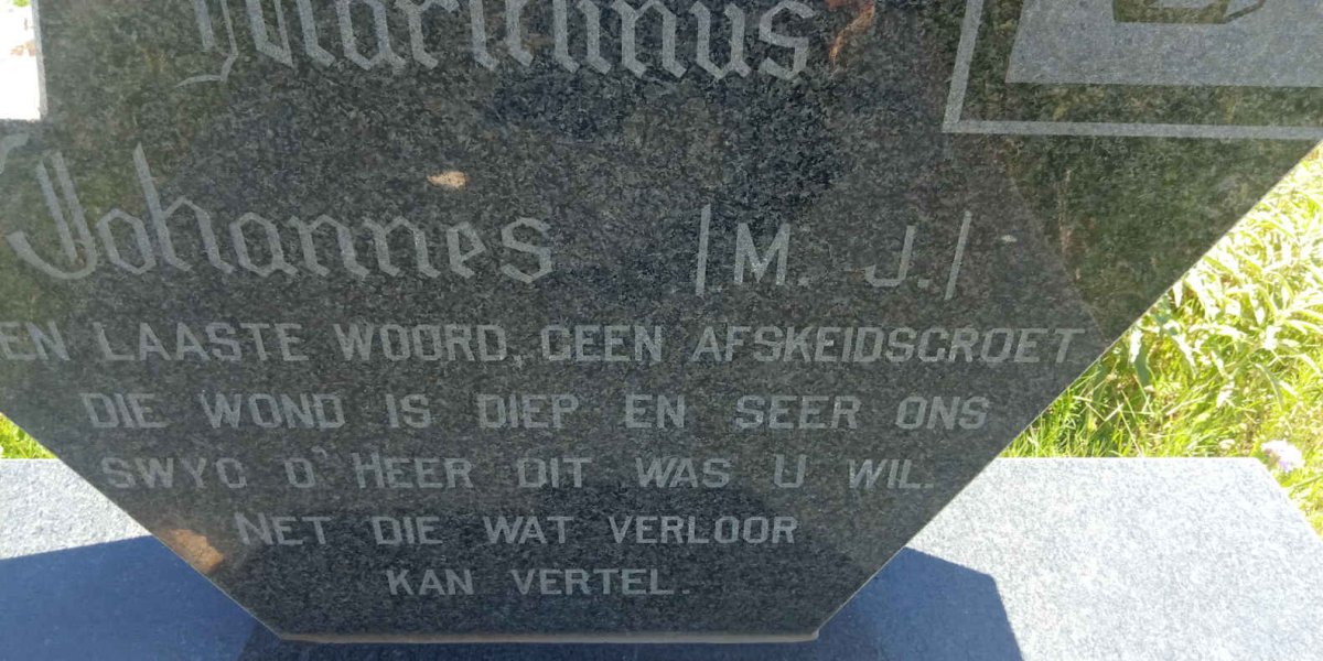 PREEZ Marthinus Johannes, du 1979-1994
