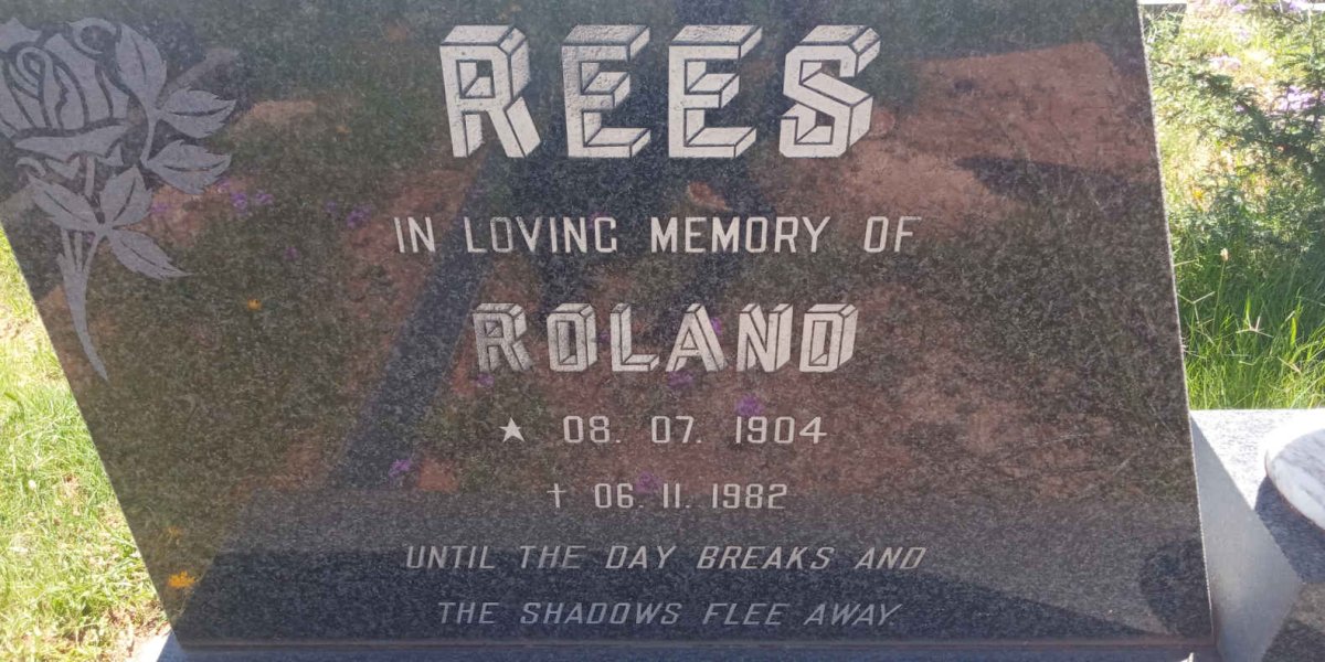 REES Roland 1904-1982 &amp; Lucy Isabel 1905-1987