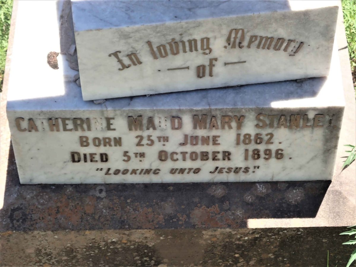 STANLEY Catherine Maud Mary 1862-1896