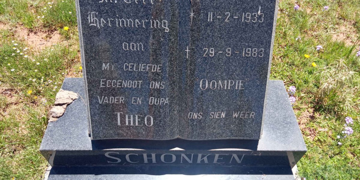 SCHONKEN Theo 1933-1983