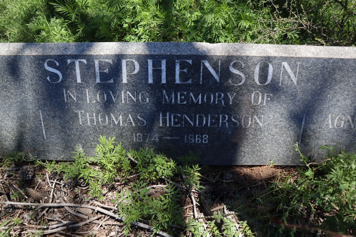 STEPHENSON Thomas Henderson 1874-1968 &amp; Agnes Lilian CURRIE 1884-1970 :: STEPHENSON Cecil 1918-1920