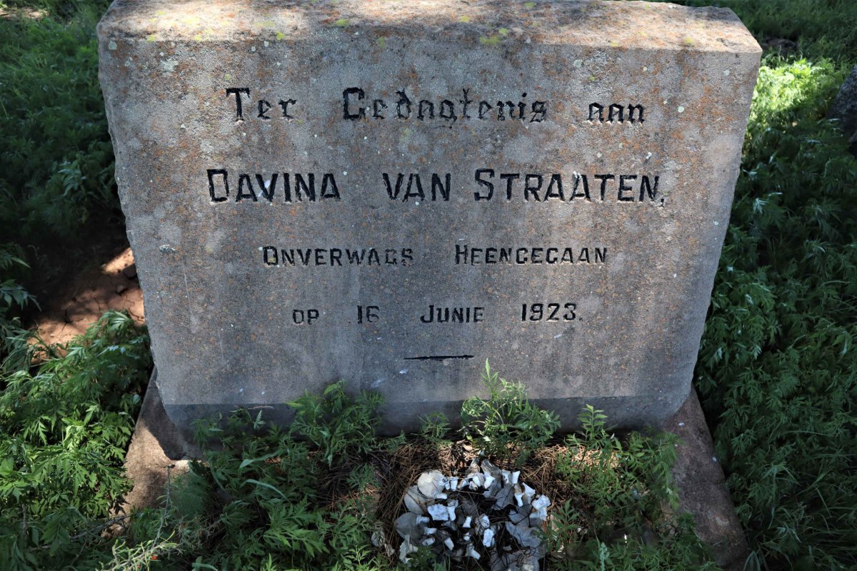 STRAATEN Davina, van -1923