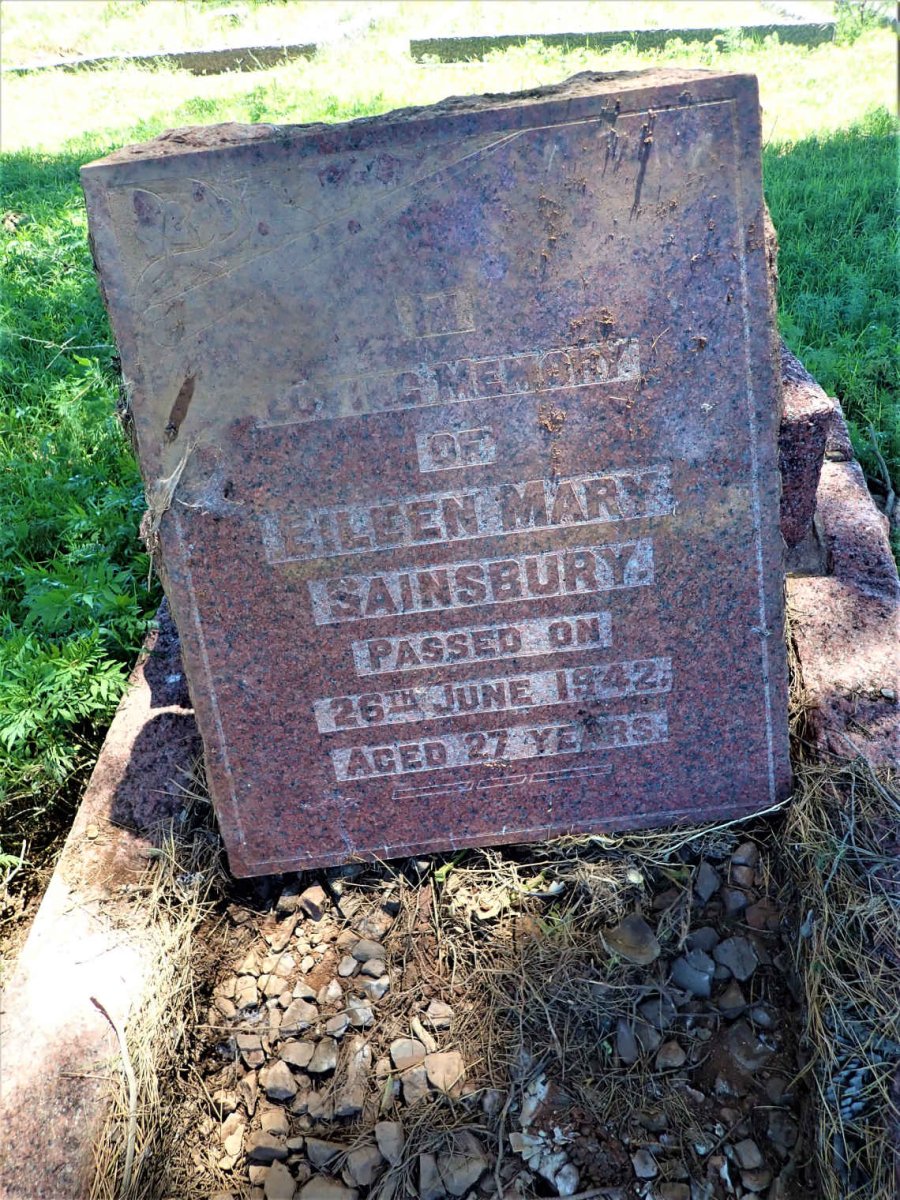 SAINSBURY Eileen Mary -1942