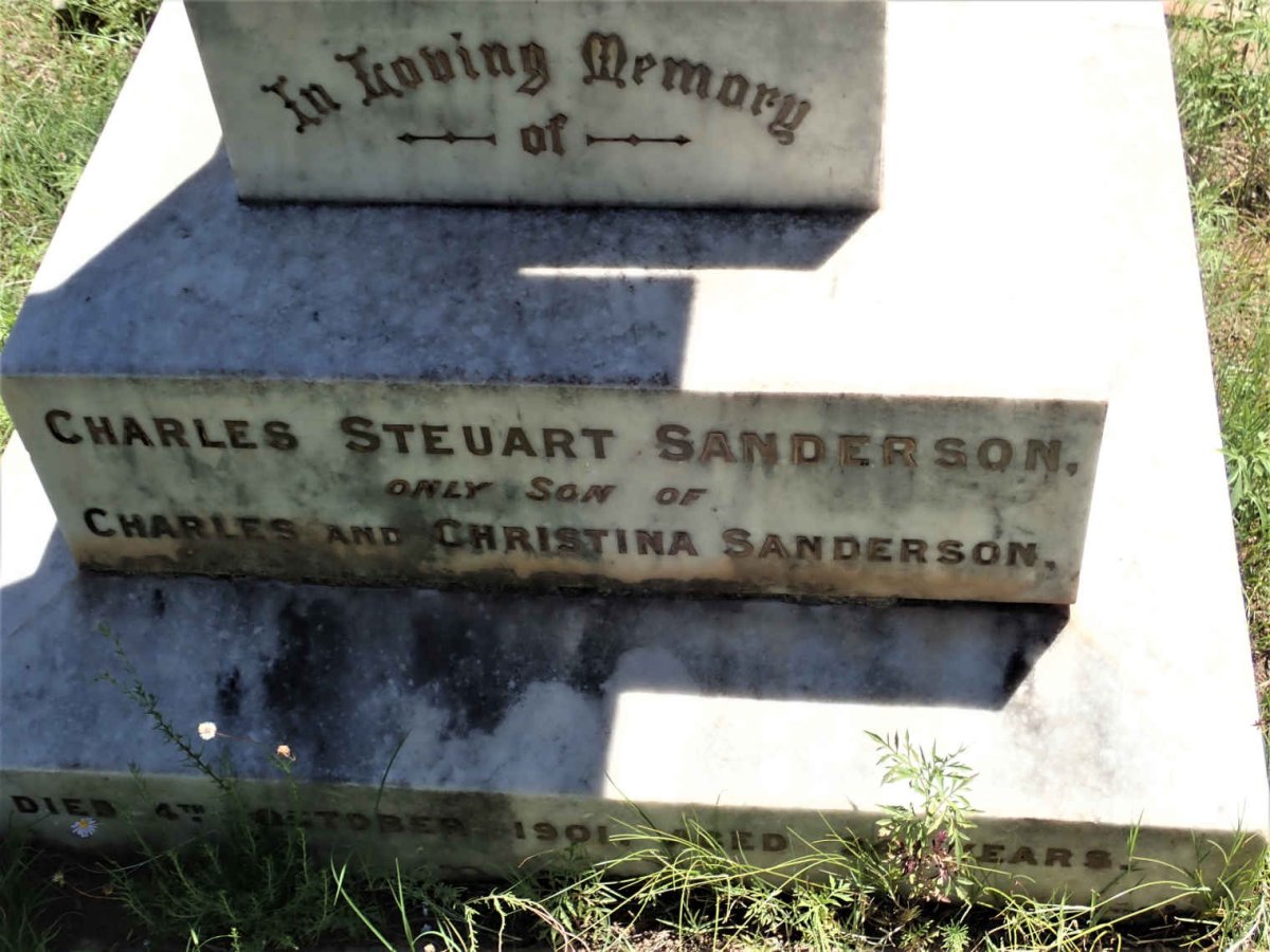SANDERSON Charles Steuart -1901