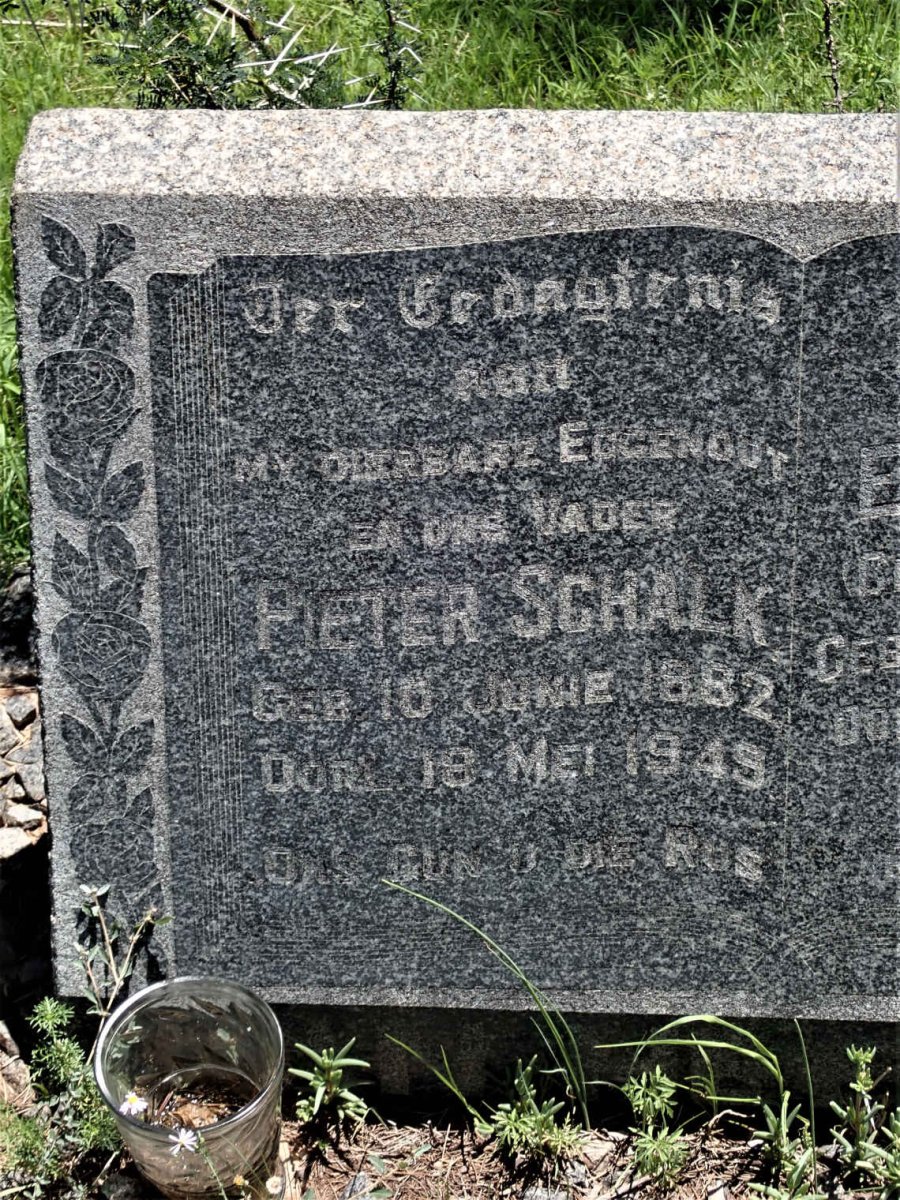 SCHALK Pieter 1882-1949 &amp; Johanna Elizabeth POTGIETER 1888-1976