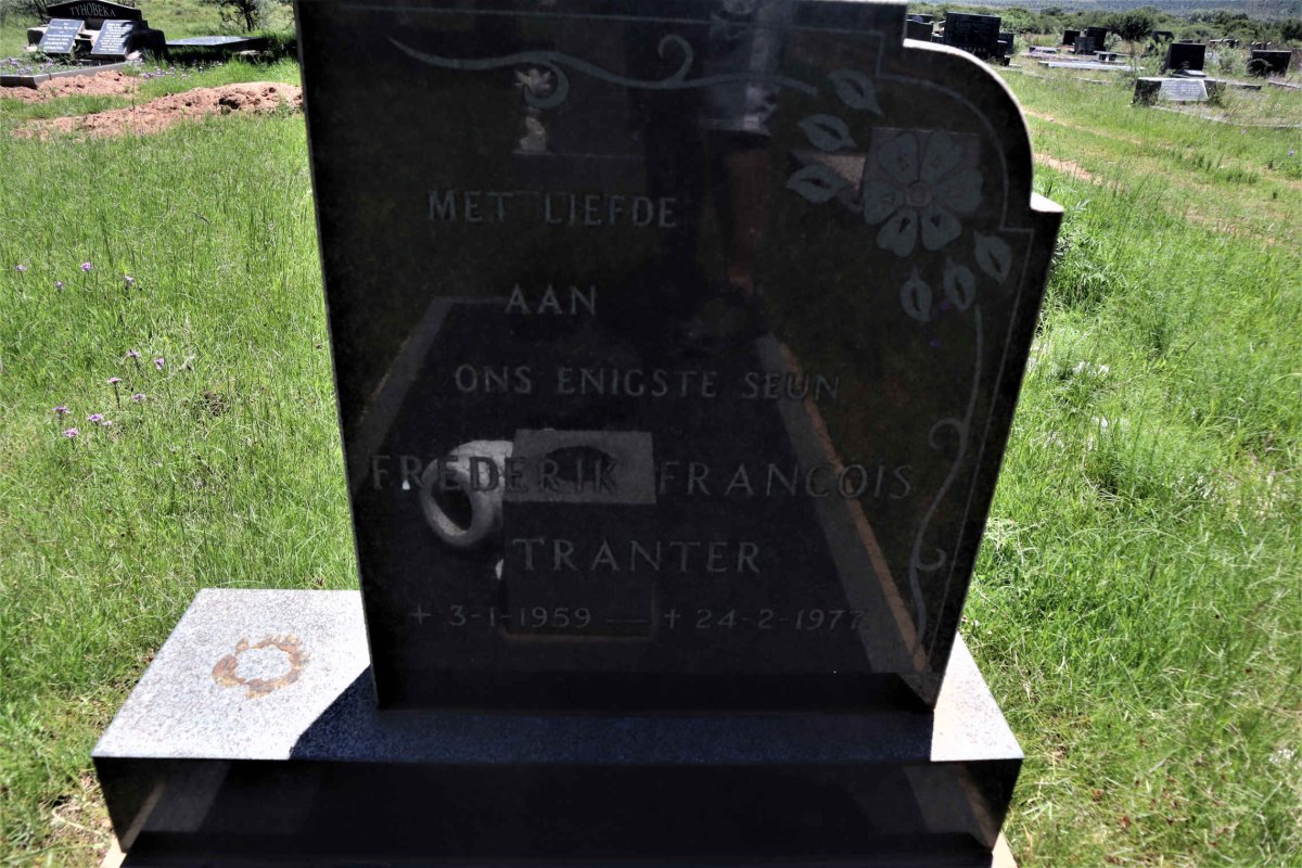 TRANTER Frederick Francois 1959-1977