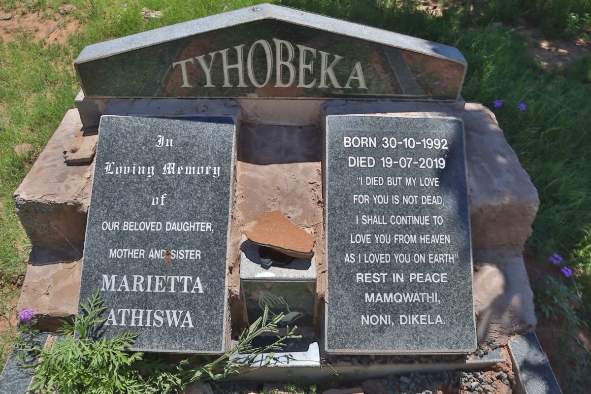 TYHOBEKA Marietta Athiswa 1992-2019