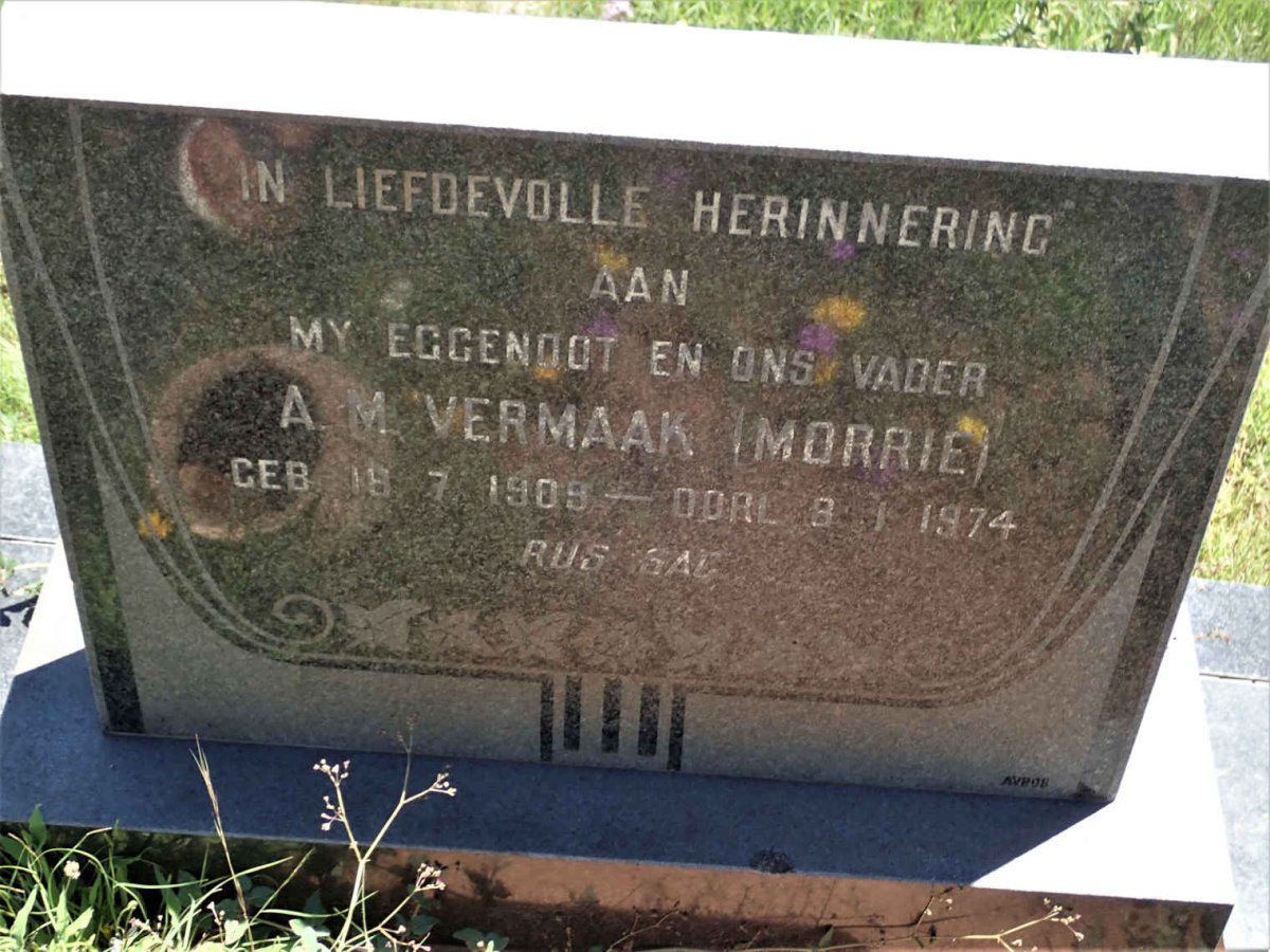 VERMAAK A.M. 1909-1974