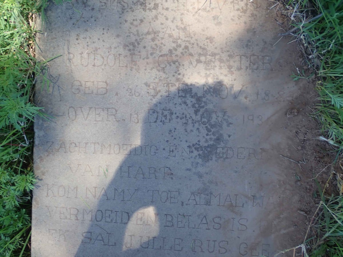 VENTER Rudolf G. 188?-193?