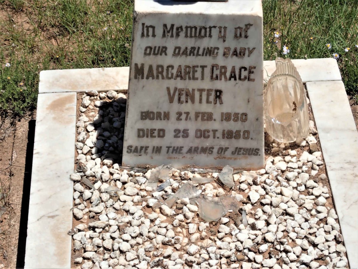 VENTER Margaret Grace 1950-1950