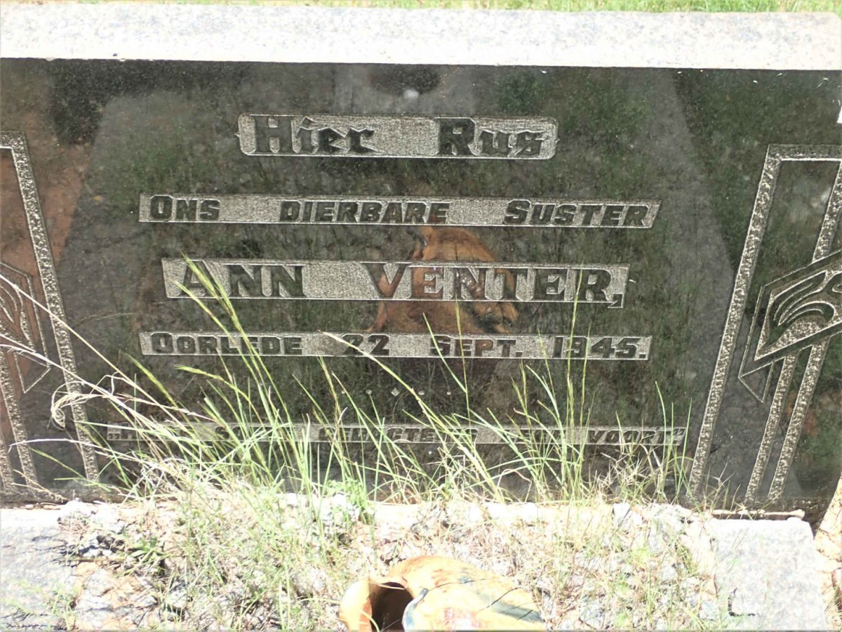 VENTER Ann -1945