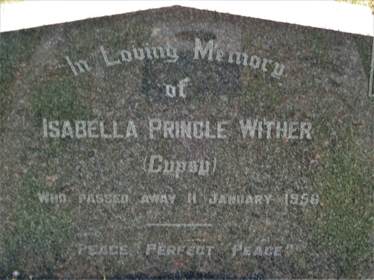 WITHER Isabella Pringle -195?