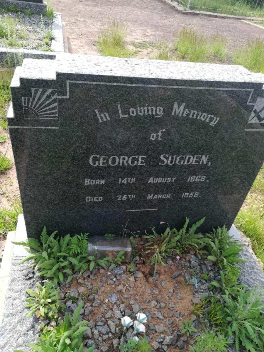 SUGDEN George 1868-1958