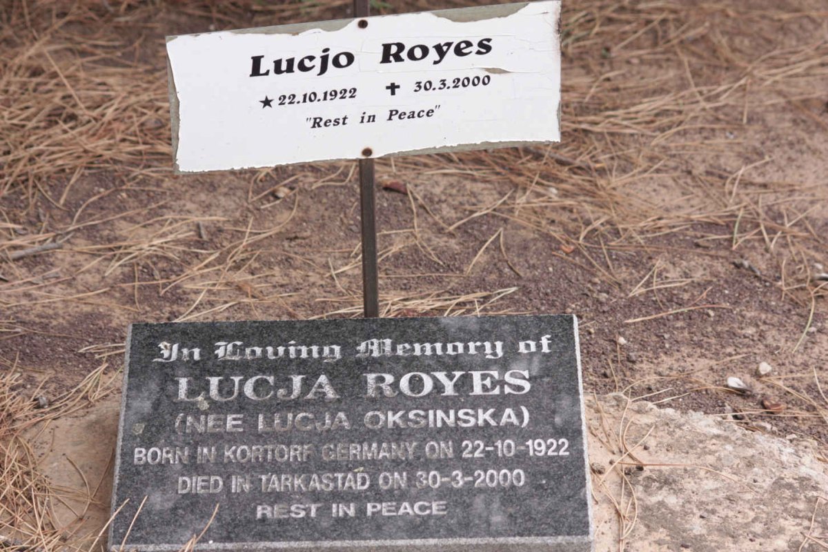 ROYES Lucja nee OKSINSKA 1922-2000