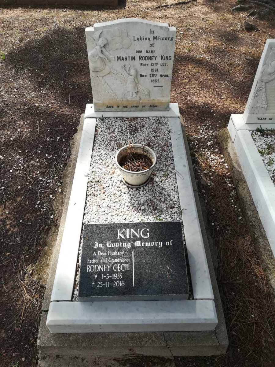 KING Rodney Cecil 1935-2016 :: KING Martin Rodney 1961-1962